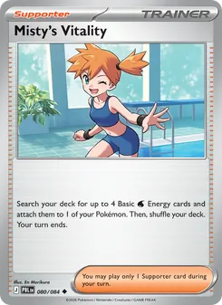 Misty's Vitality, card 080 from Pitch Black
