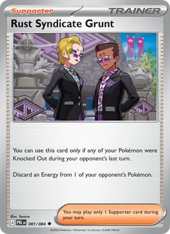 Rust Syndicate Grunt, card 081 from Pitch Black