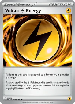 Voltaic Lightning Energy, card 084 from Pitch Black
