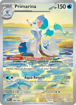 Primarina, card 088 from Pitch Black