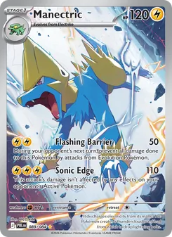Manectric, card 089 from Pitch Black