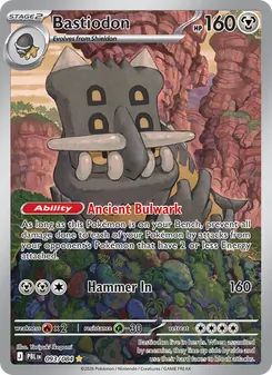 Bastiodon, card 093 from Pitch Black