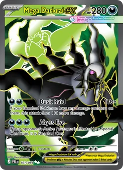 Mega Darkrai ex, card 101 from Pitch Black