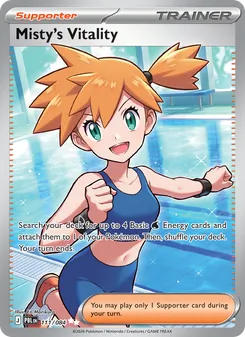 Misty's Vitality, card 111 from Pitch Black