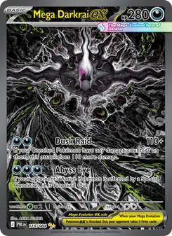Mega Darkrai ex, card 116 from Pitch Black