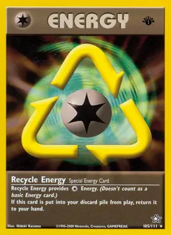 Recycle-Energie, Karte 105 aus Neo Genesis
