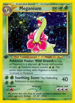 Meganie, Karte 11 aus Neo Genesis