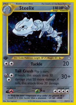 Stahlos, Karte 15 aus Neo Genesis