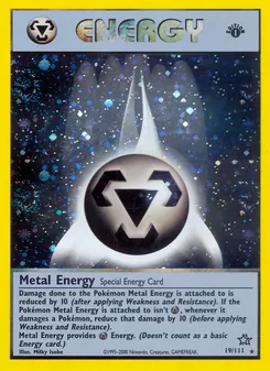 Metal Energy*, Karte 19 aus Neo Genesis