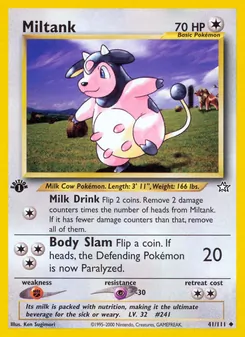 Miltank, Karte 41 aus Neo Genesis