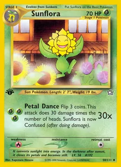 Sonnflora, Karte 50 aus Neo Genesis