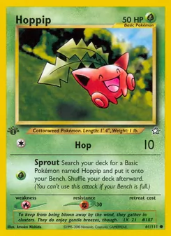 Hoppspross, Karte 61 aus Neo Genesis