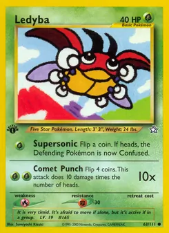 Ledyba, Karte 63 aus Neo Genesis