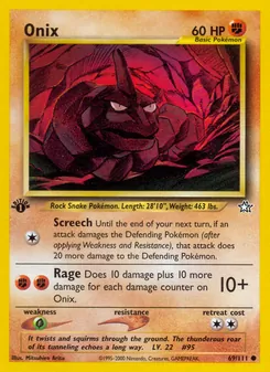 Onix, Karte 69 aus Neo Genesis