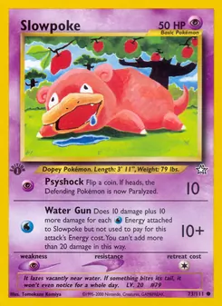 Flegmon, Karte 73 aus Neo Genesis