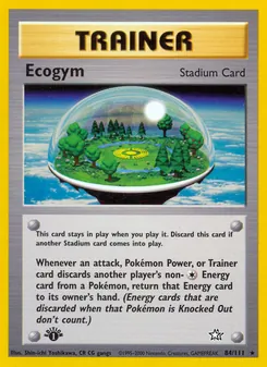 Ecogym*, Karte 84 aus Neo Genesis