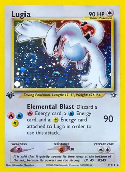 Lugia, Karte 9 aus Neo Genesis