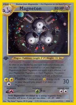 Magneton, Karte 10 aus Neo Revelation
