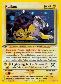 Raikou, Karte 13 aus Neo Revelation