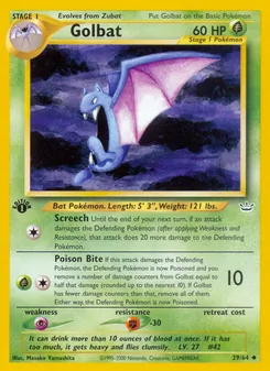Golbat, Karte 29 aus Neo Revelation