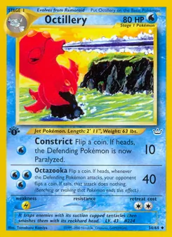 Octillery, Karte 34 aus Neo Revelation