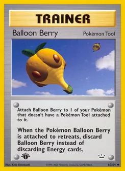 Ballonbeere, Karte 60 aus Neo Revelation