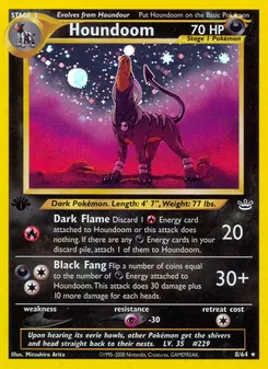 Hundemon, Karte 8 aus Neo Revelation