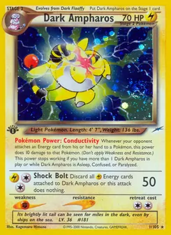 Dunkles Ampharos, Karte 1 aus Neo Destiny