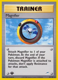 Vergrößerungsglas, Karte 101 aus Neo Destiny