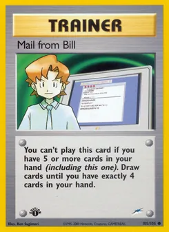 Post von Bill, Karte 105 aus Neo Destiny