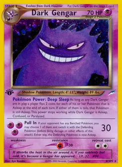 Dunkles Gengar, Karte 6 aus Neo Destiny