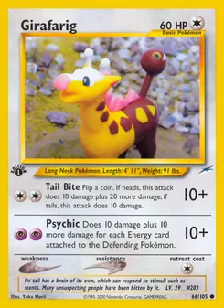 Girafarig, Karte 66 aus Neo Destiny