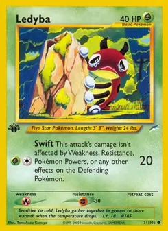 Ledyba, Karte 71 aus Neo Destiny