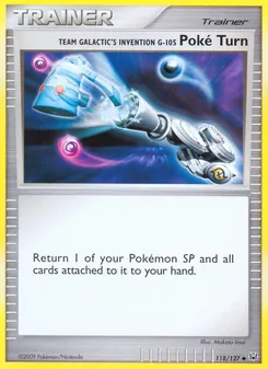 Team Galaktiks Erfindung G-105 Poké-Dreher, Karte 118 aus Platin