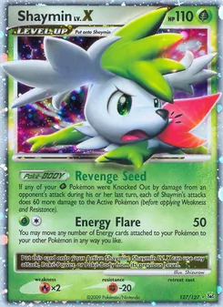 Shaymin, Karte 127 aus Platin