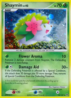 Shaymin, Karte 14 aus Platin