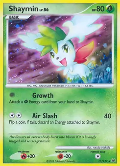 Shaymin, Karte 15 aus Platin