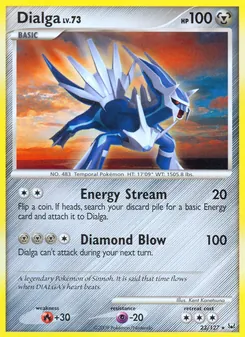 Dialga, Karte 23 aus Platin
