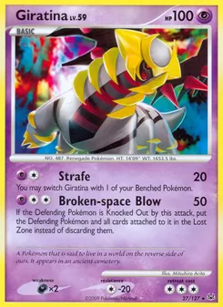 Giratina, Karte 27 aus Platin