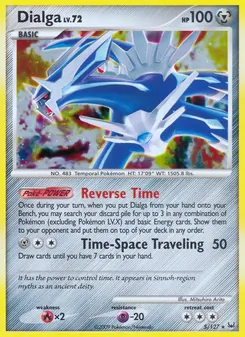 Dialga, Karte 5 aus Platin