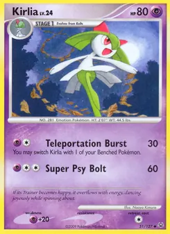 Kirlia, Karte 51 aus Platin