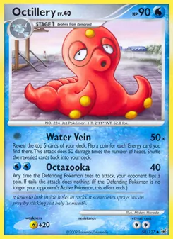 Octillery, Karte 58 aus Platin