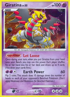 Giratina, Karte 9 aus Platin