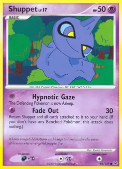 Shuppet, Karte 92 aus Platin