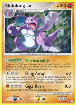 Nidoking, Karte 29 aus Aufstieg der Rivalen