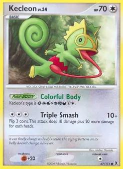 Kecleon, Karte 67 aus Aufstieg der Rivalen