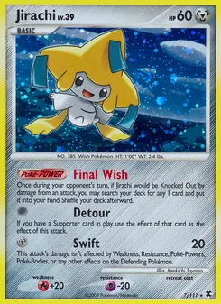 Jirachi, Karte 7 aus Aufstieg der Rivalen