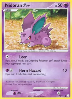 Nidoran m, Karte 72 aus Aufstieg der Rivalen
