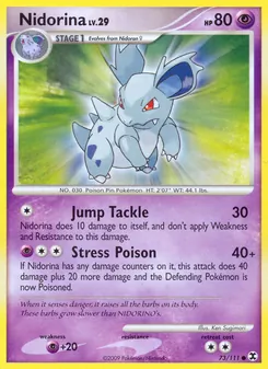 Nidorina, Karte 73 aus Aufstieg der Rivalen