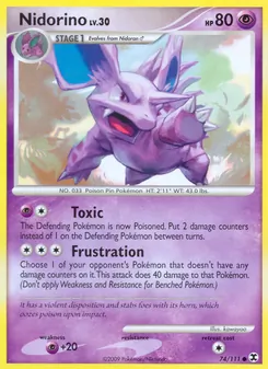 Nidorino, Karte 74 aus Aufstieg der Rivalen